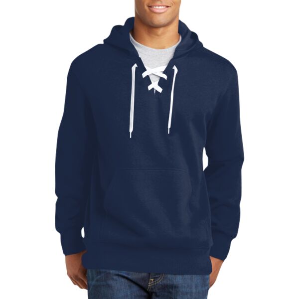 Unisex Hockey Style Hooded Sweatshirt Thumbnail